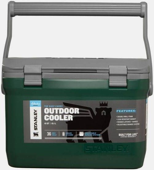 Stanley The Easy Outdoor Cooler 15.1L Koelbox Donkergroen/Donkergrijs