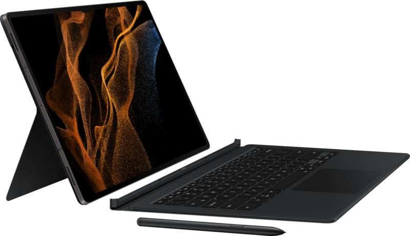 Samsung Galaxy Tab S8 Ultra Book Cover Keyboard Black AZERTY