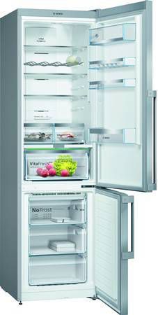 Bosch KGN39AIEQ Koelkast met vriesvak Aluminium